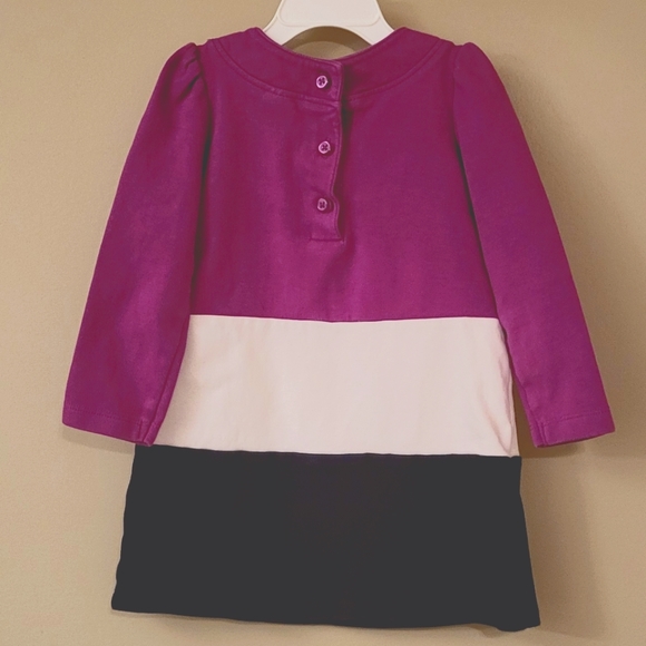 Gymboree long sleeved dress with kitty cat detail - Picture 2 of 6